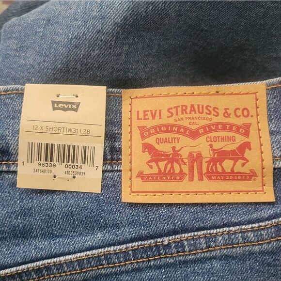Levi's Wedgie Straight Jeans Size 12 Short NWT - Picture 6 of 6